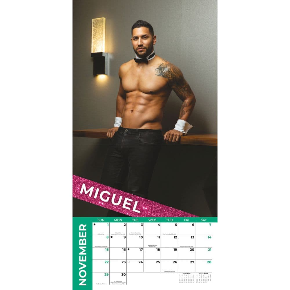 Chippendales 2026 Wall Calendar Fourth Alternate Image
