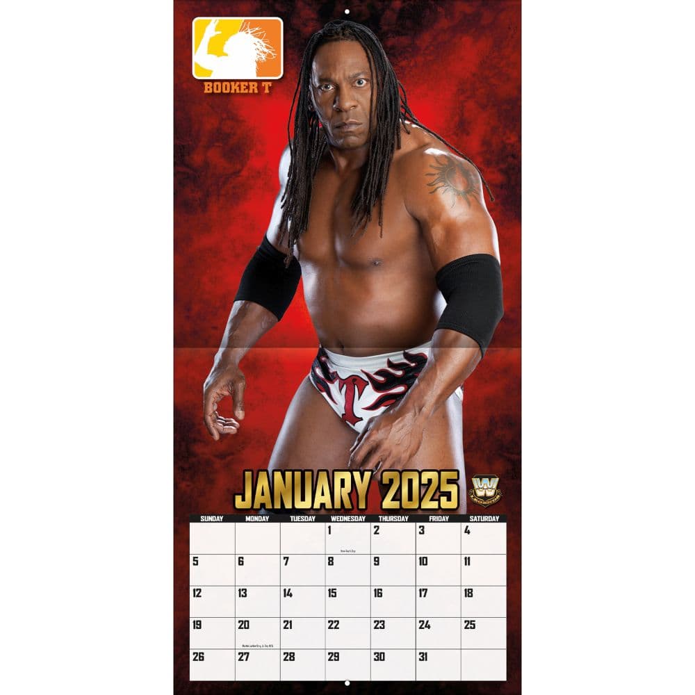 WWE Legends 2025 Wall Calendar Second Alternate Image