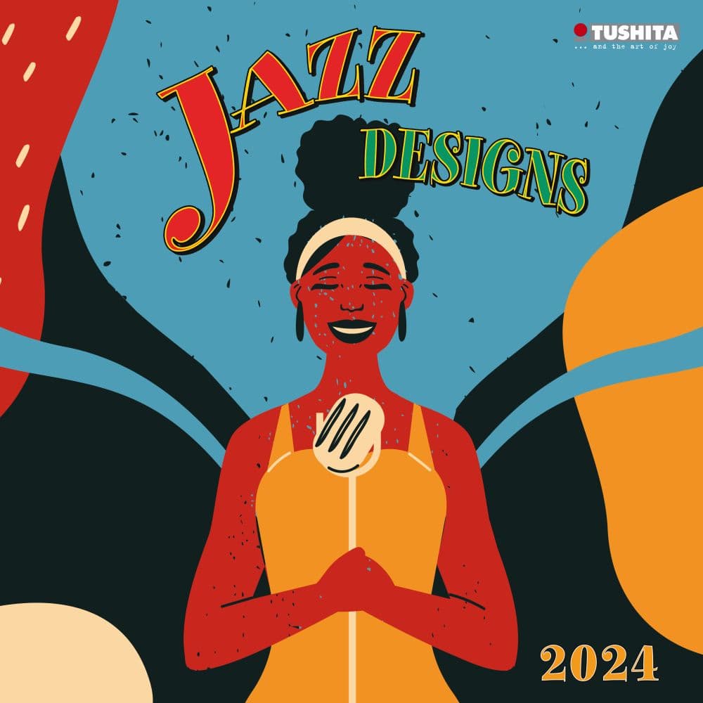 Jazz Designs 2024 Wall Calendar