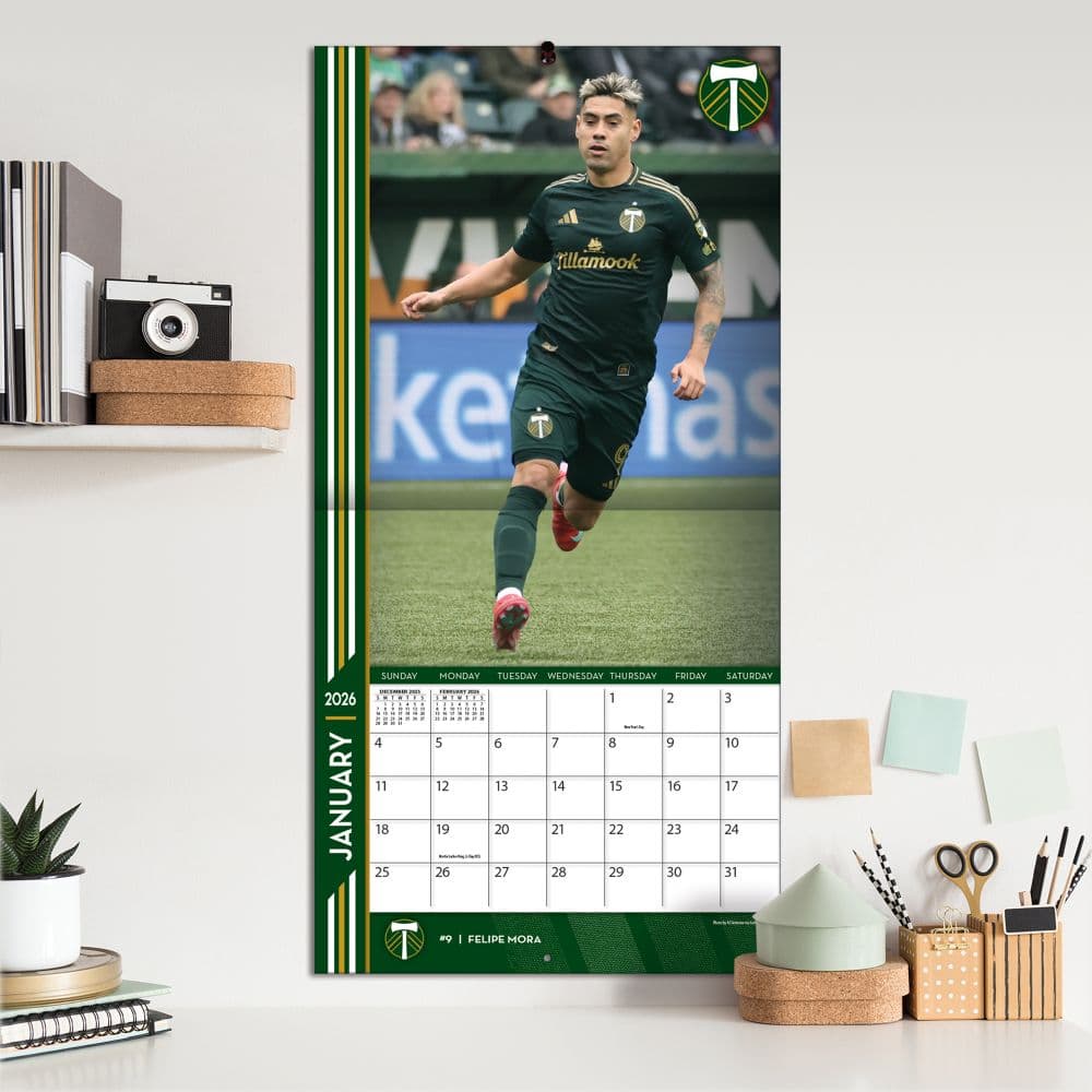 MLS Portland Timbers 2026 Wall Calendar Fifth Alternate Image