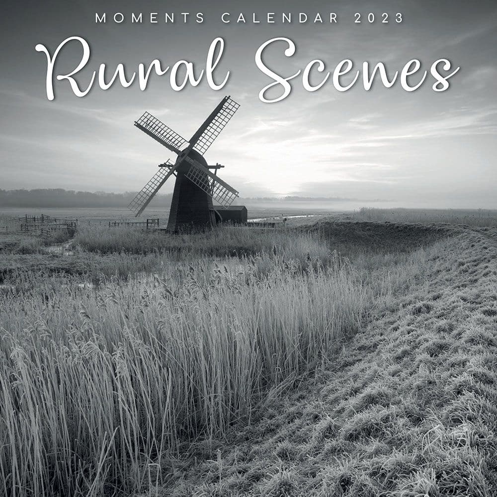 The Gifted Stationery Co Ltd Rural Scenes 2023 Wall Calendar