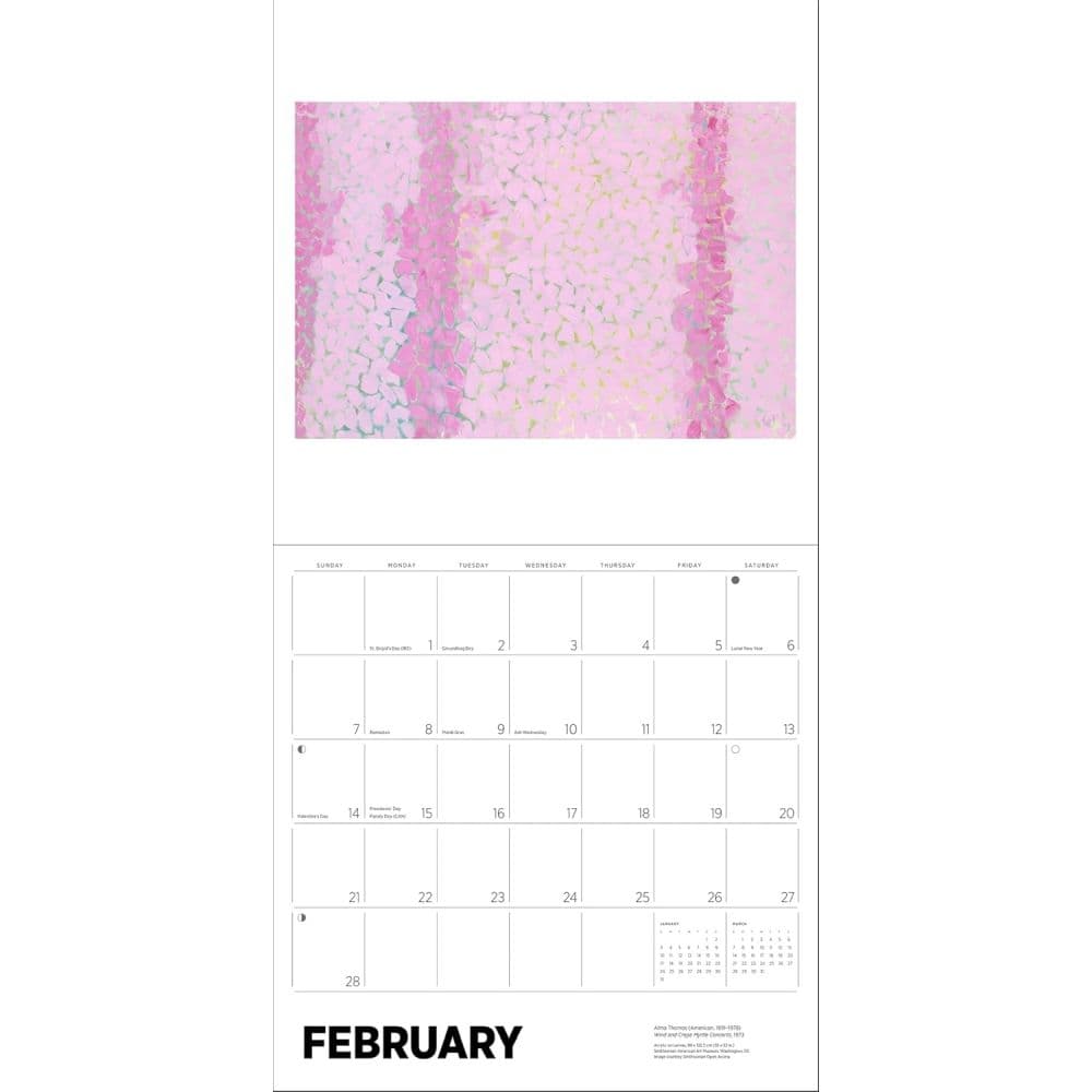 Alma Thomas 2027 Wall Calendar Third Alternate Image