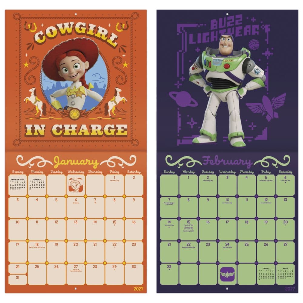 Toy Story 5 2027 Wall Calendar Fifth Alternate Image