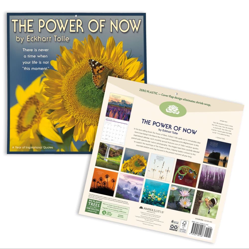 Power of Now 2025 Wall Calendar First Alternate Image