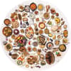 image 100 Most Jewish Foods 500 Piece Circular Puzzle Alternate Image 2