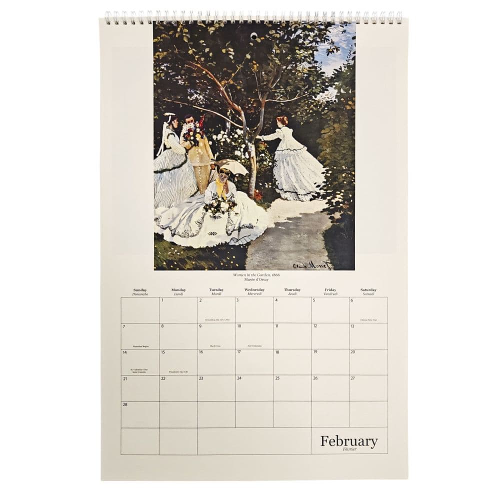 Monet Poster 2027 Wall Calendar Third Alternate Image