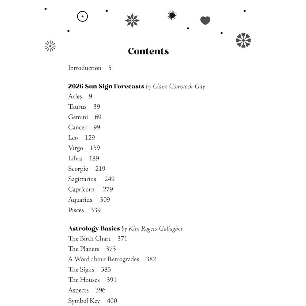 Sun Sign Book 2026 Planner Third Alternate Image
