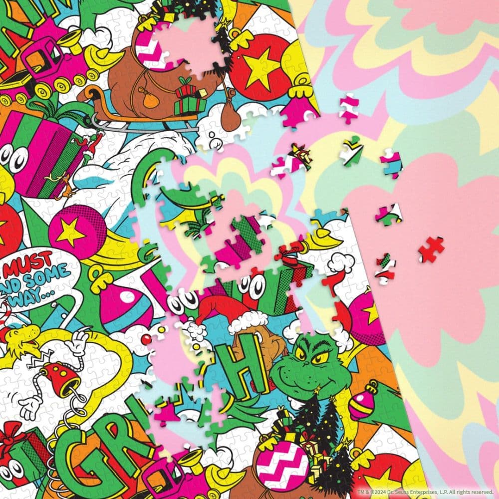 Grinch Poppin 1000 Piece Puzzle Second Alternate Image