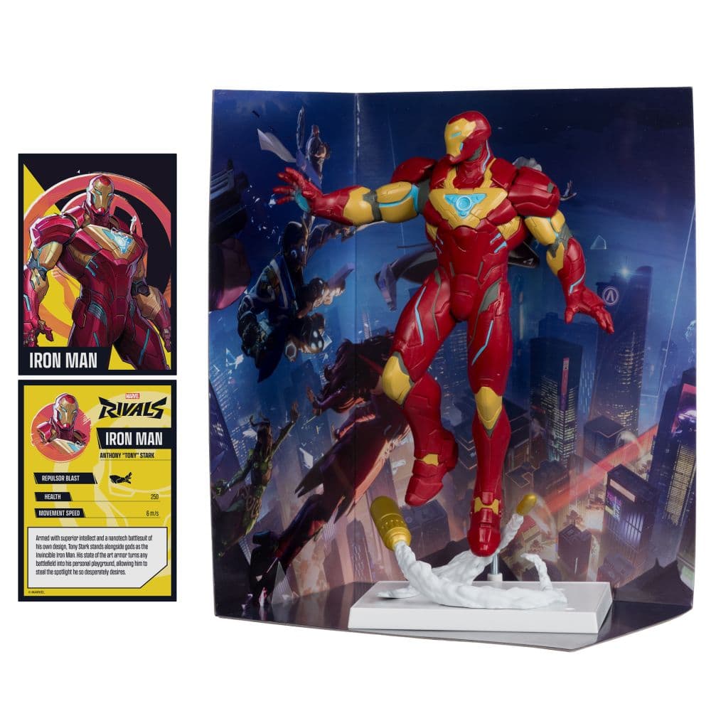 Marvel Rivals Gamerverse 1:6 Iron Man Posed Figure Eighth  Alternate Image