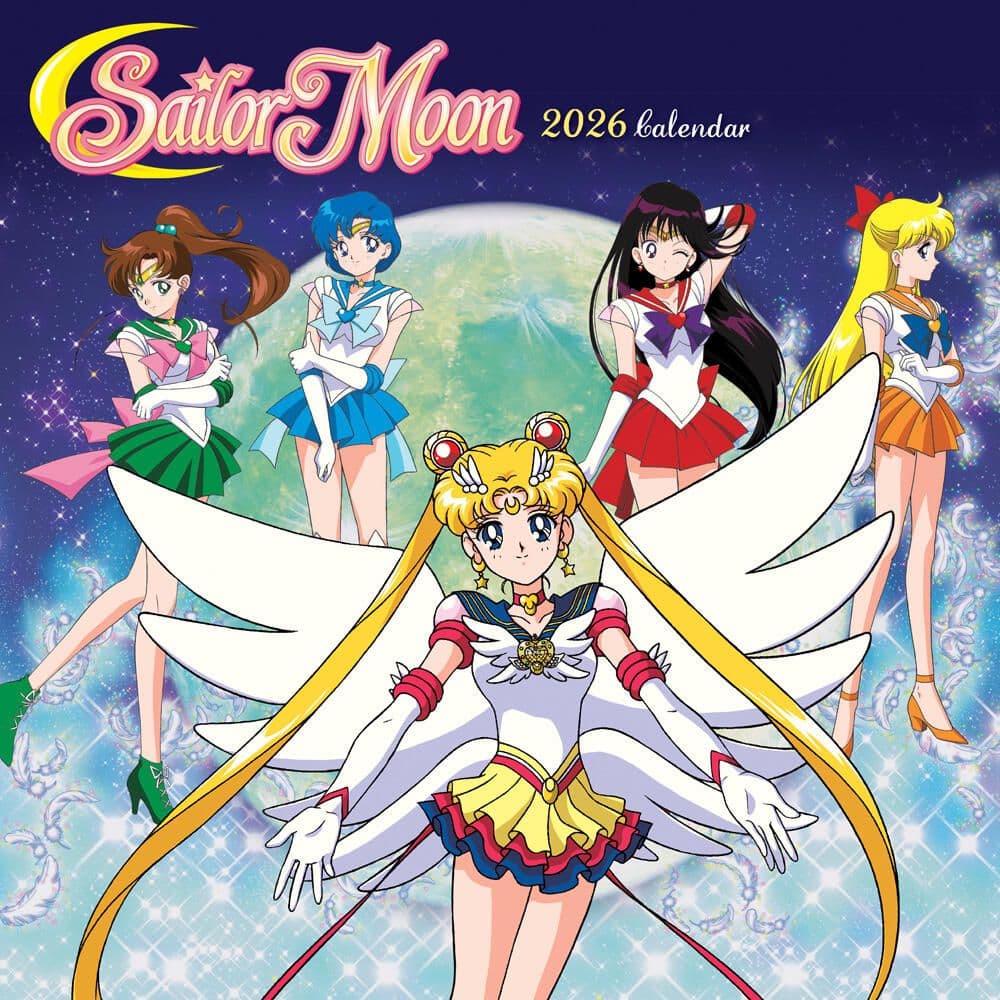 Sailor Moon 2026 Mini Wall Calendar Main Product Image