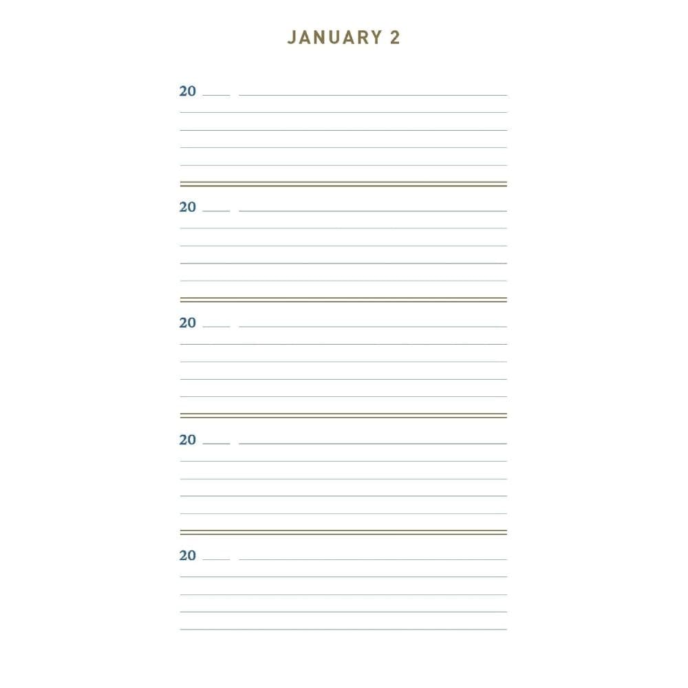 Denim One Line A Day Memory Book Sixth Alternate Image