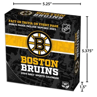  Turner Sports Boston Bruins 2023 Mini Wall Calendar