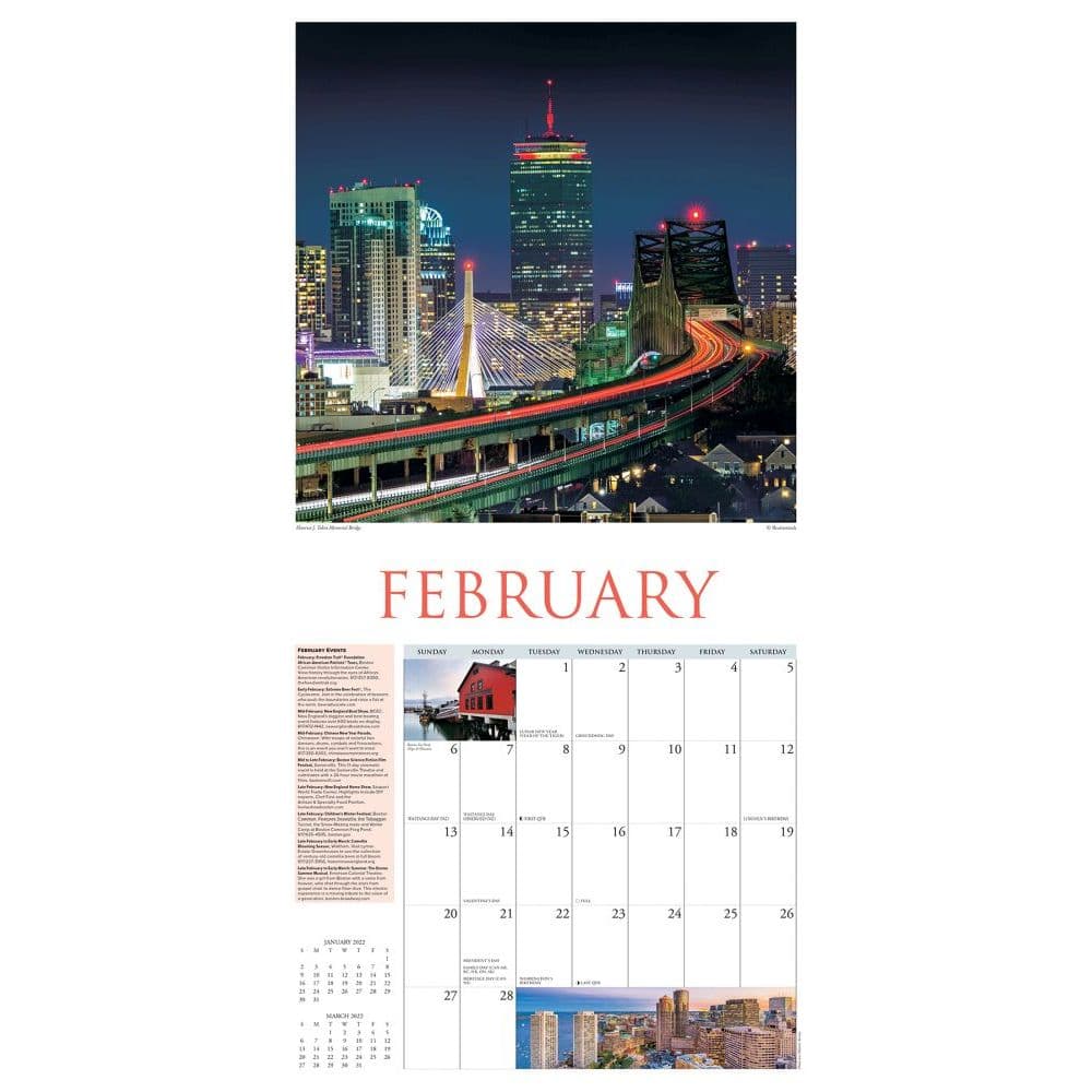 Boston Events 2022 Wall Calendar - Calendars.com