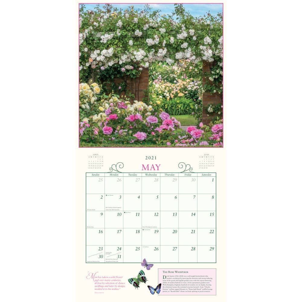 Secret Garden Wall Calendar