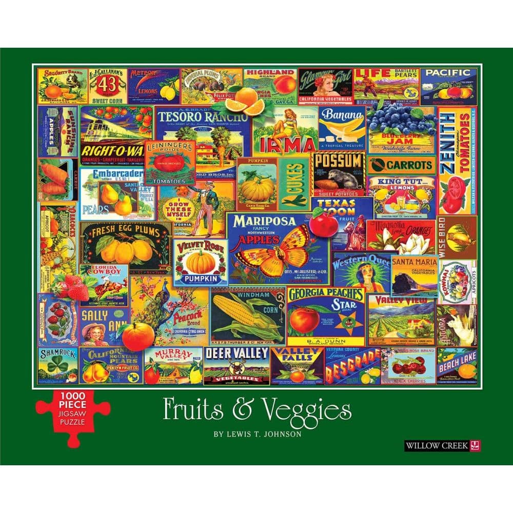 Fruit and Veggies 1000 Piece Puzzle First Alternate Image