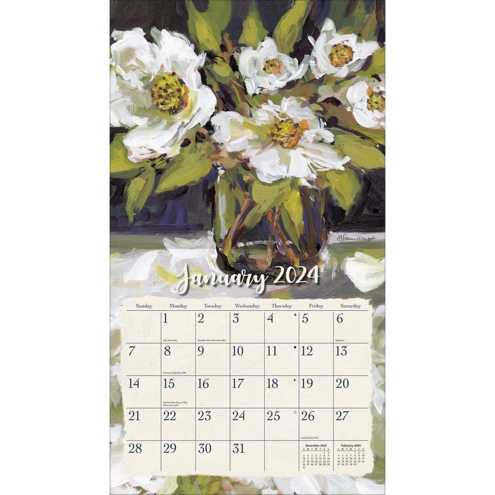Gallery Florals 2024 Wall Calendar Alternate Image 2