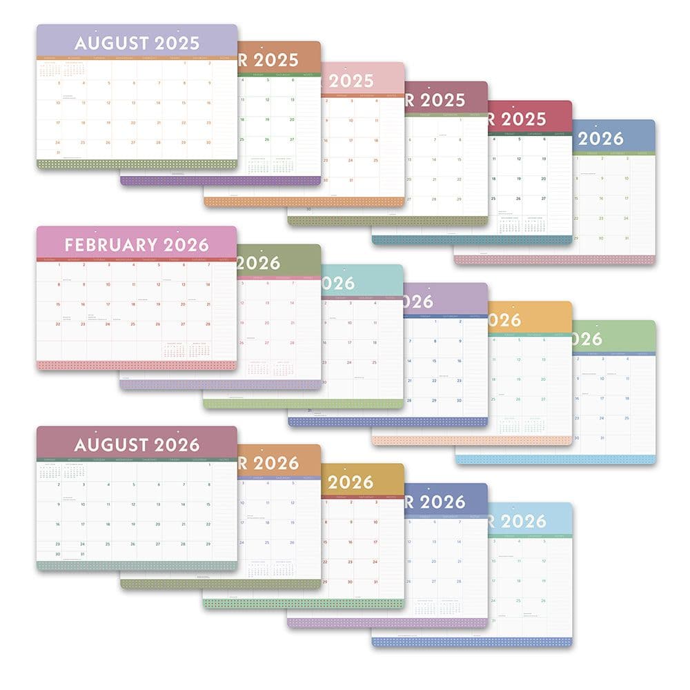 Color Block Decorative 2026 Desk Pad Second Alternate Image