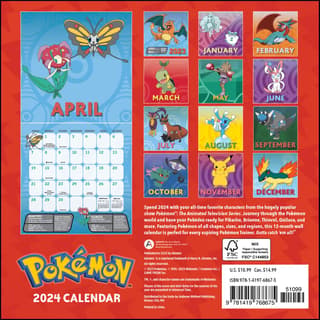 Pokémon 2023 Mini Wall Calendar