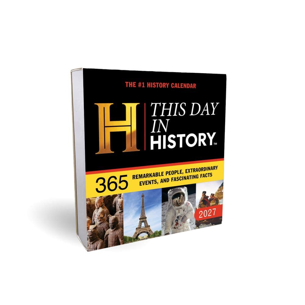 History Channel This Day in History 365 Facts 2027 Desk Calendar Main Product Image