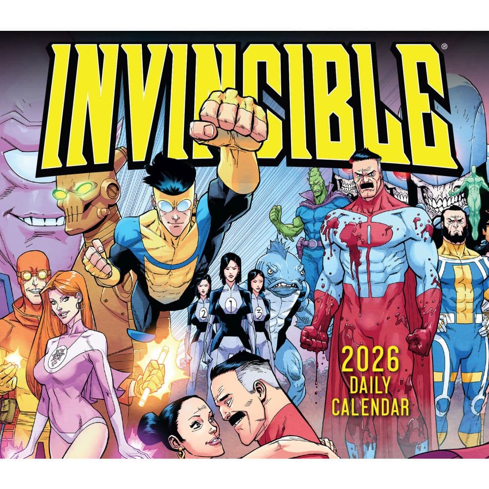 Invincible 2026 Desk Calendar Fifth Alternate Image