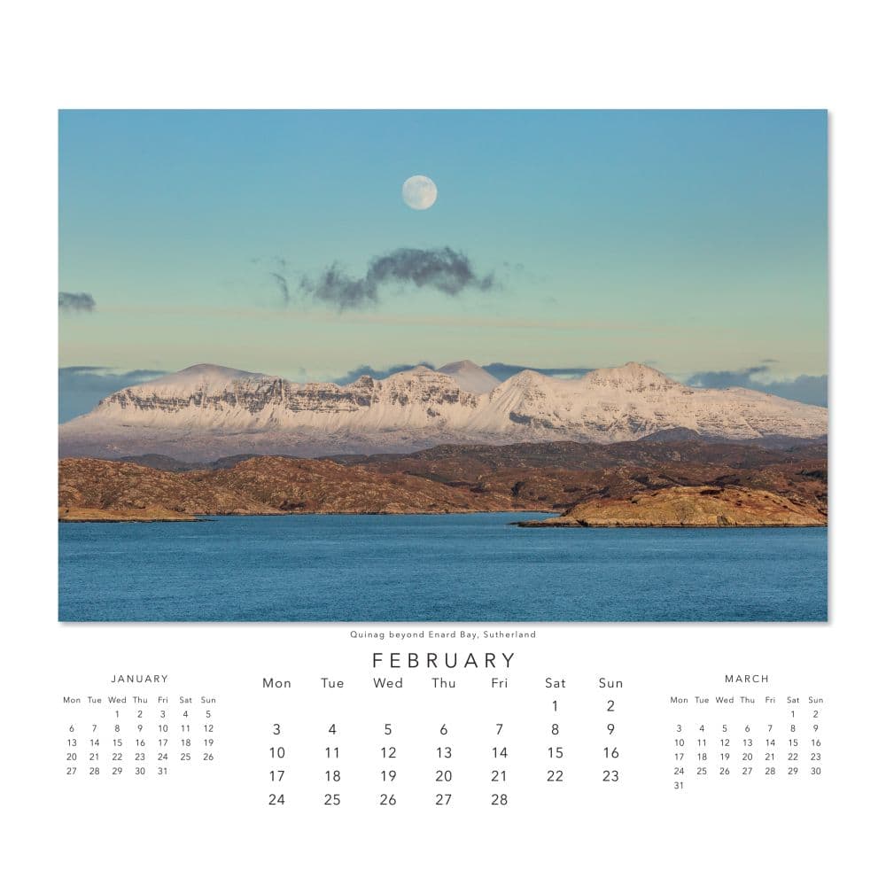 Scotland Light and Land 2025 Wall Calendar Second Alternate Image width="1000" height="1000"