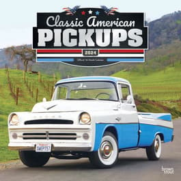 Classic American Pickups 2024 Wall Calendar