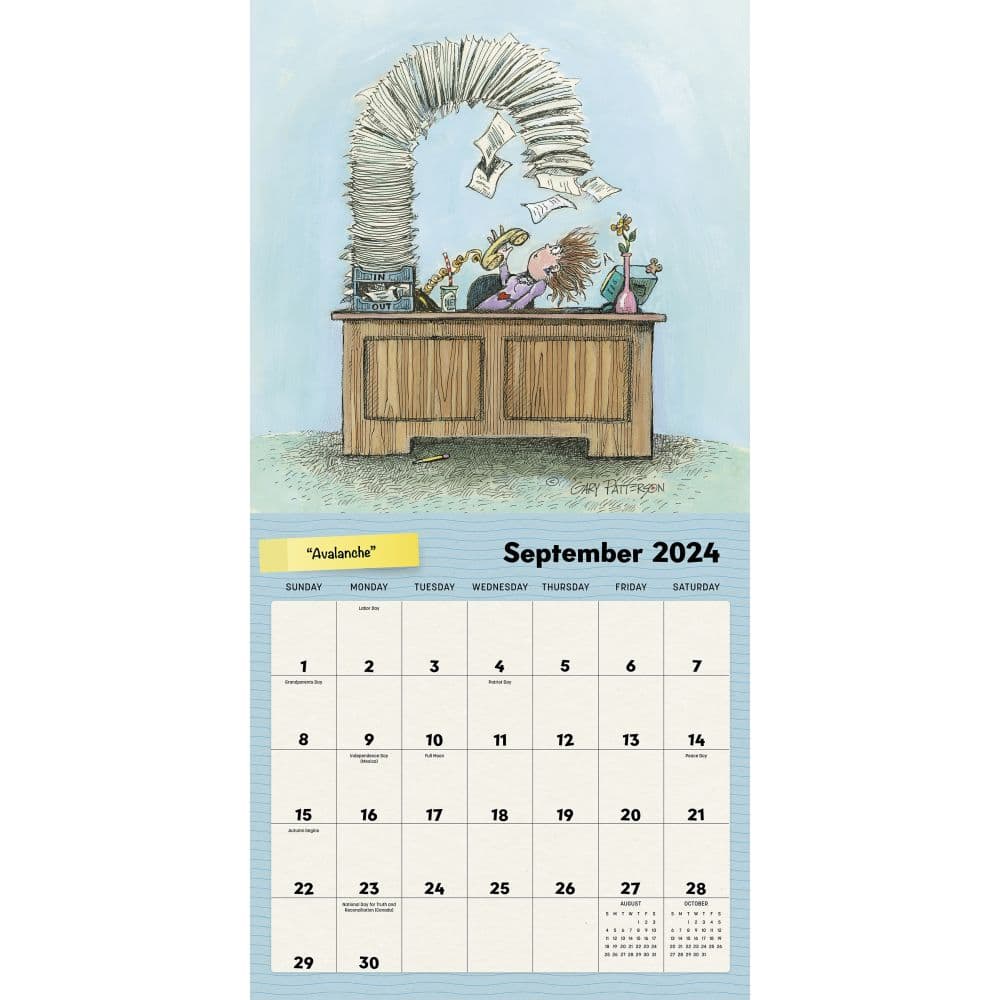 Patterson Funny Business 2024 Wall Calendar interior 4
