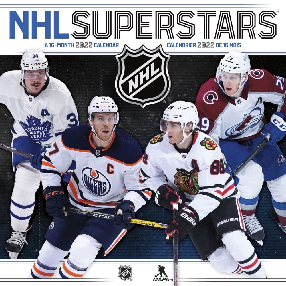 Calendrier Nhl 2023 Nhl Superstars 2022 Wall Calendar - Calendars.com