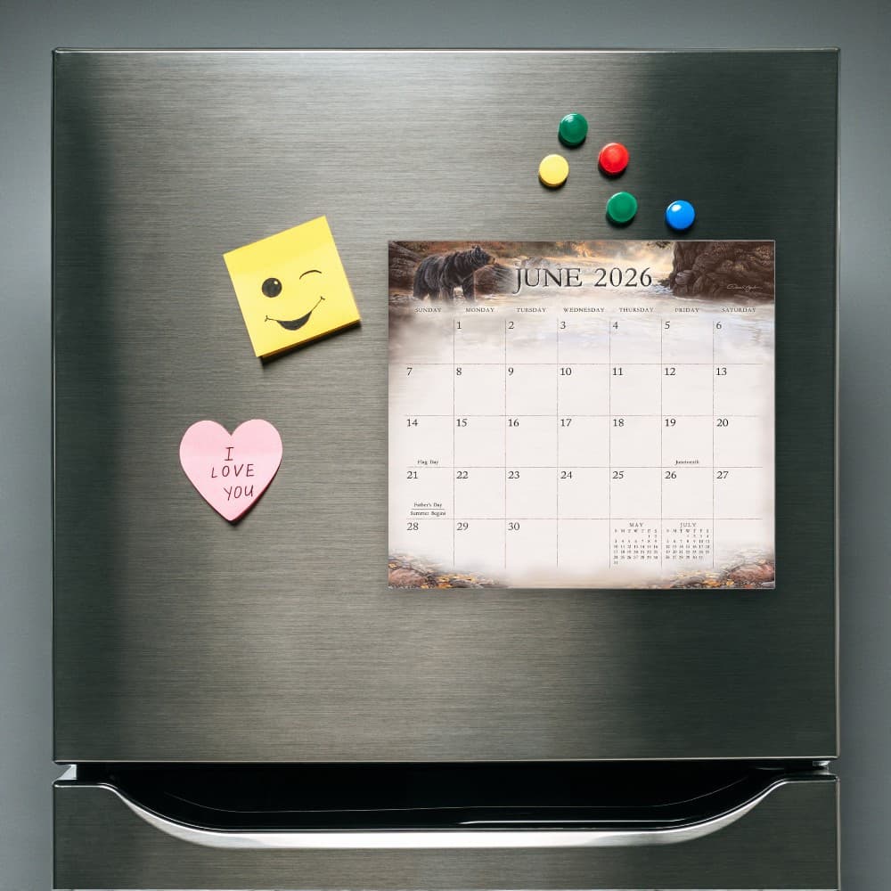 Cabin View 2026 Magnetic Calendar by Darrell Bush Second Alternate Image