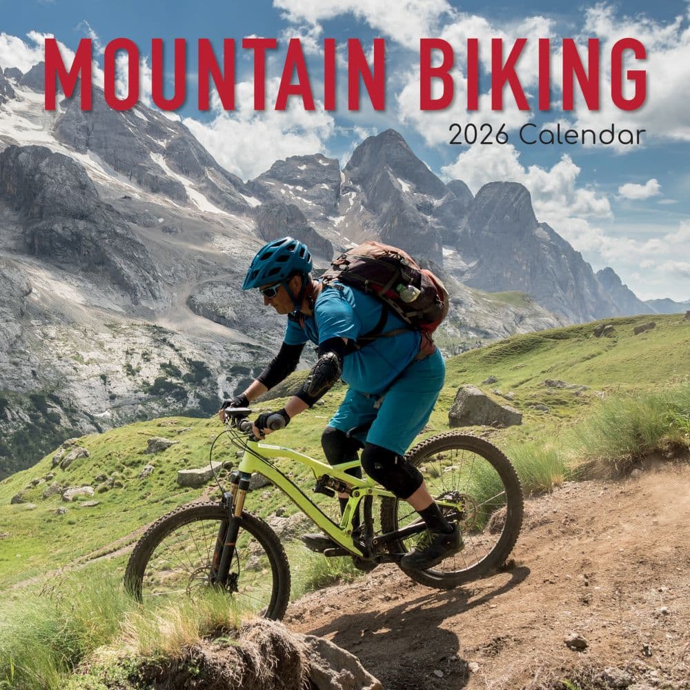 Mountain Biking 2026 Wall Calendar Main Image