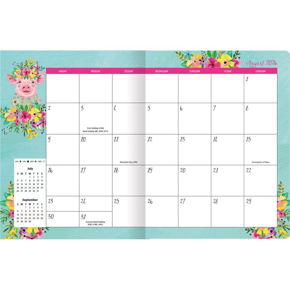 Wild Whimsy 2027 Monthly Pocket Planner First Alternate Image