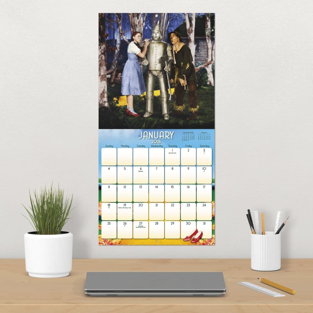 Wizard of Oz Exclusive With Bonus Print 2026 Wall Calendar Fourth Alternate Image