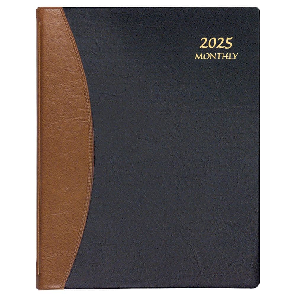 Black Tan Carriage Monthly 2025 Planner Main Image