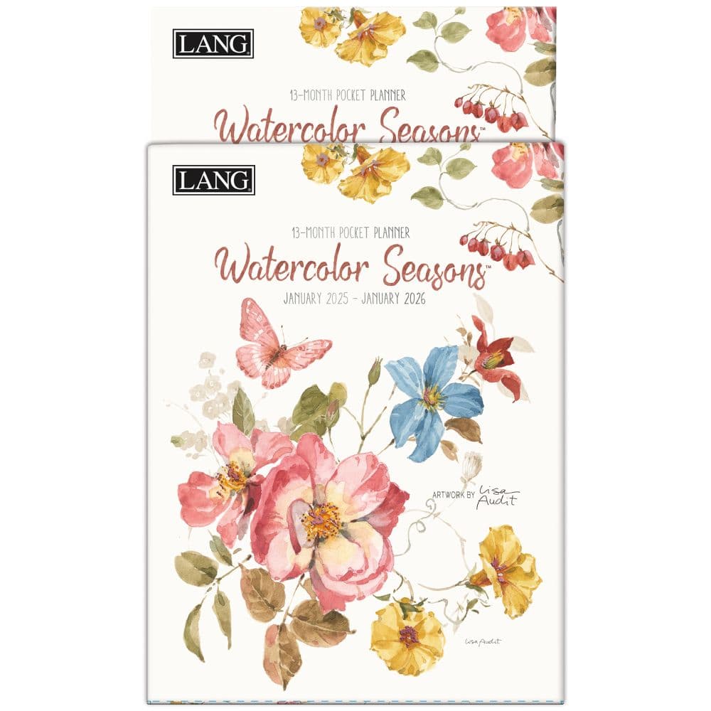 Watercolor Seasons 2025 Monthly Pocket Planner by Lisa Audit_ALT5