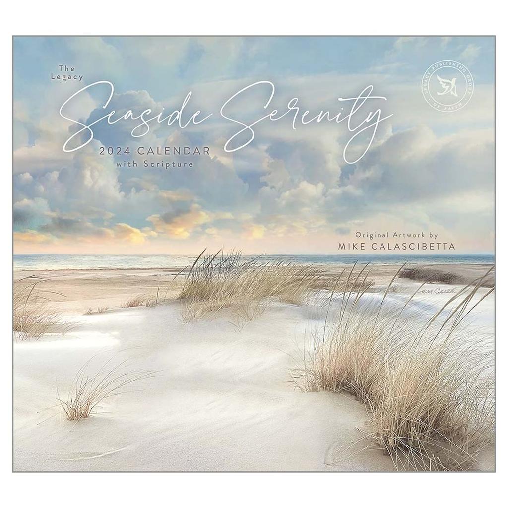Seaside Serenity 2024 Wall Calendar Main Product Image width=&quot;1000&quot; height=&quot;1000&quot;