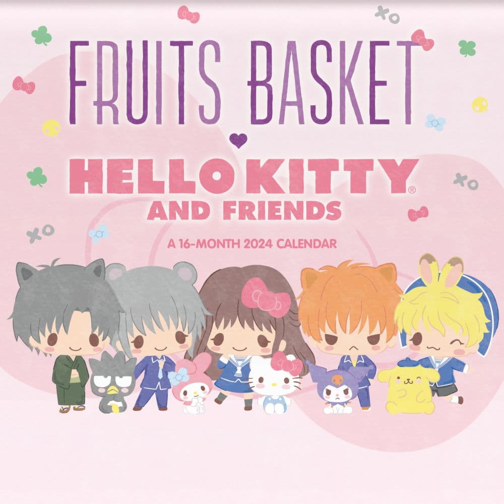 Hello Kitty Fruits Basket 2025 Wall Calendar