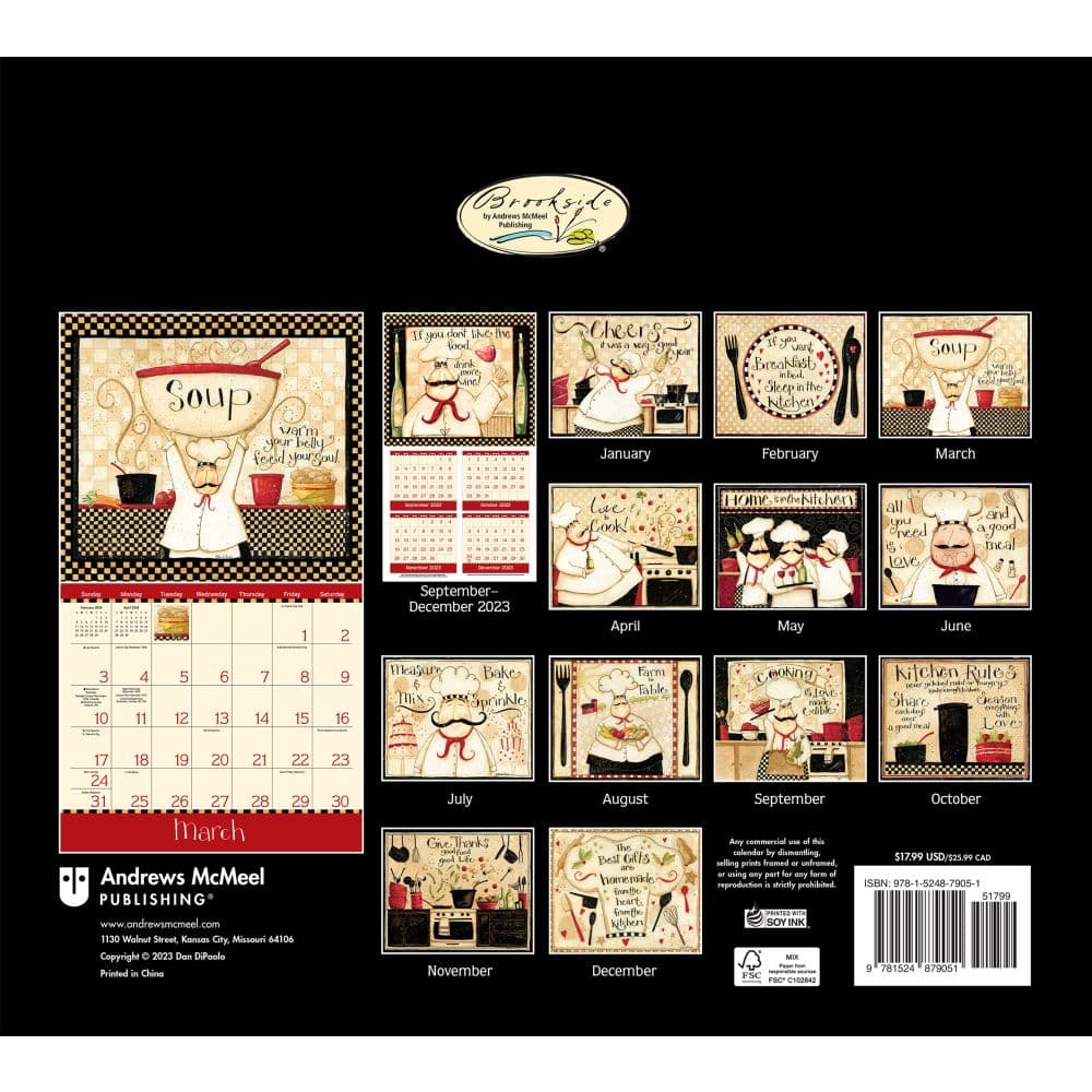 Home In The Kitchen DiPaolo 2024 Wall Calendar Alternate Image 1 width=&quot;1000&quot; height=&quot;1000&quot;