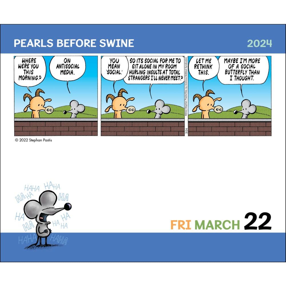 Pearls Before Swine 2024 Desk Calendar Alt2