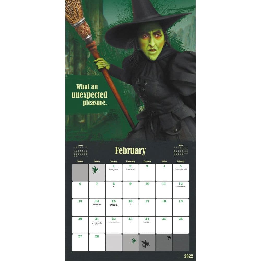 Wizard Of Oz Exclusive 2022 Wall Calendar With Collectors Print - Calendars .Com