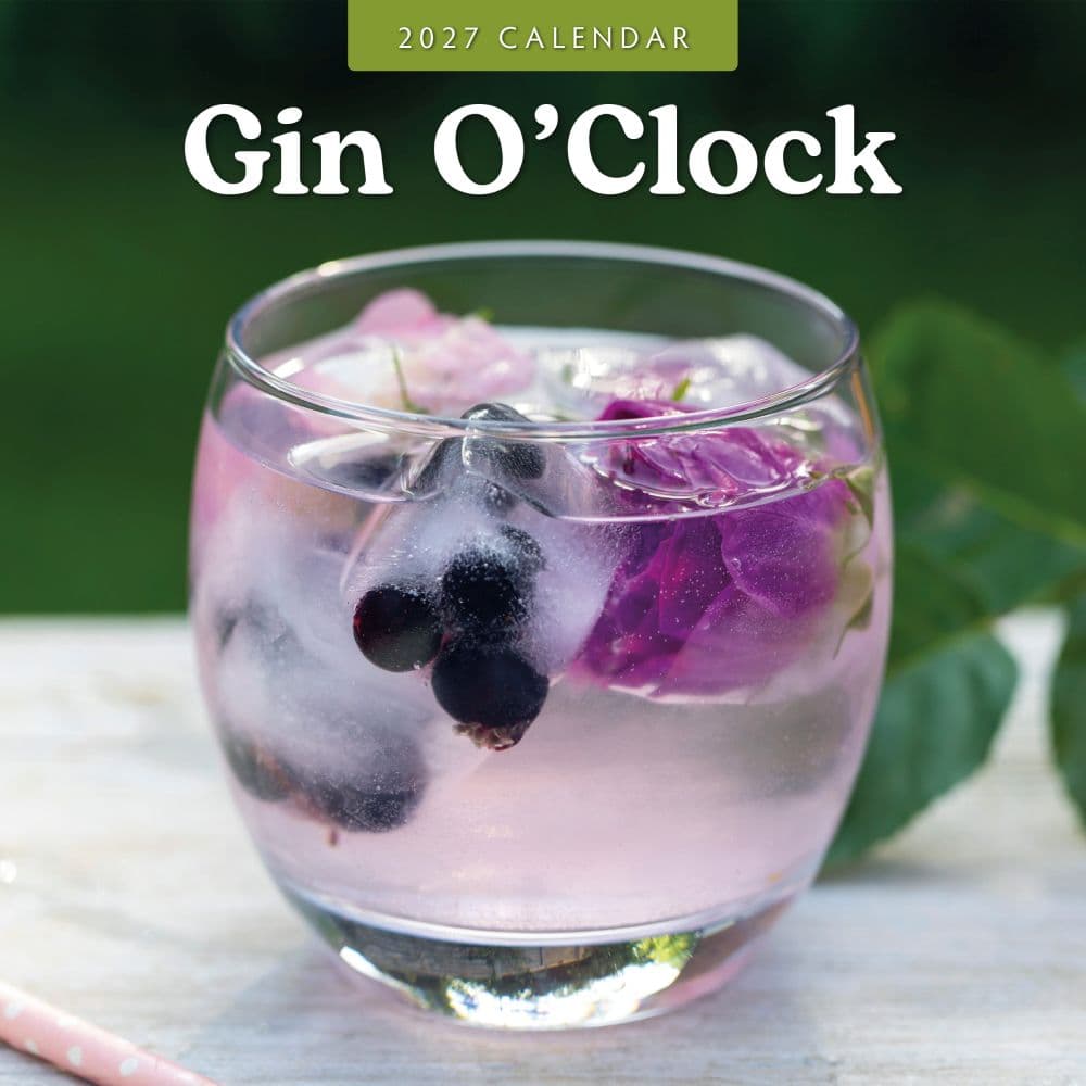 image Gin O'Clock 2027 Wall Calendar Main Product Image