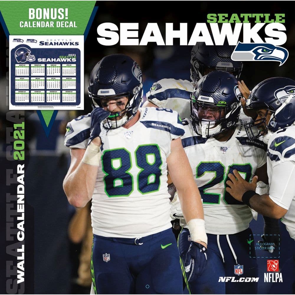 NFL Seattle Seahawks Bonus Wall Calendar - Calendars.com