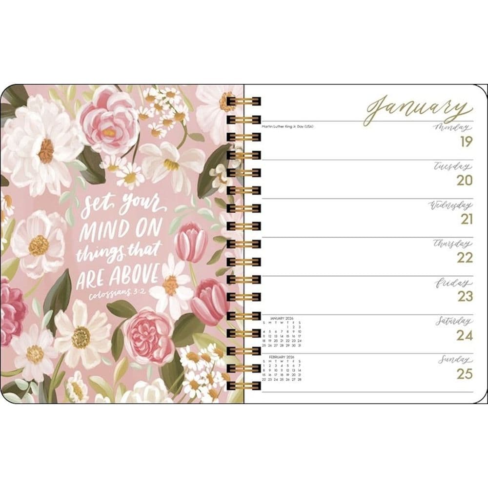 Scriptures and Florals 2026 Planner Fourth Alternate Image