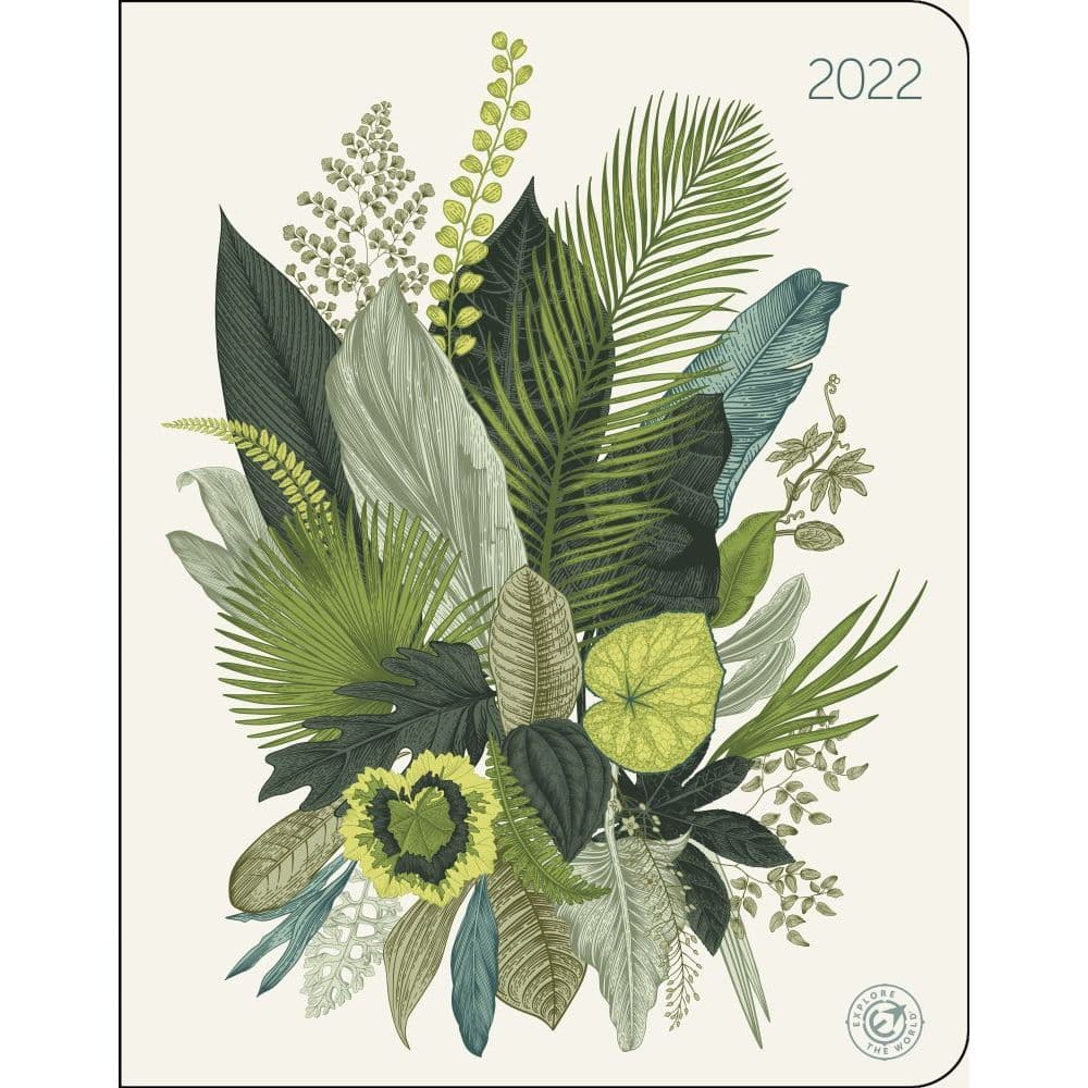 Folliage 2022 Monthly Planner Spiral Bound