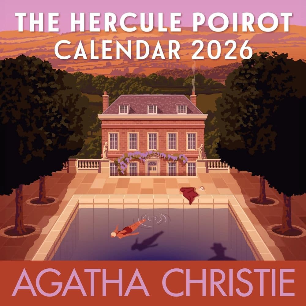 image Poirot 2026 Wall Calendar Main Product Image