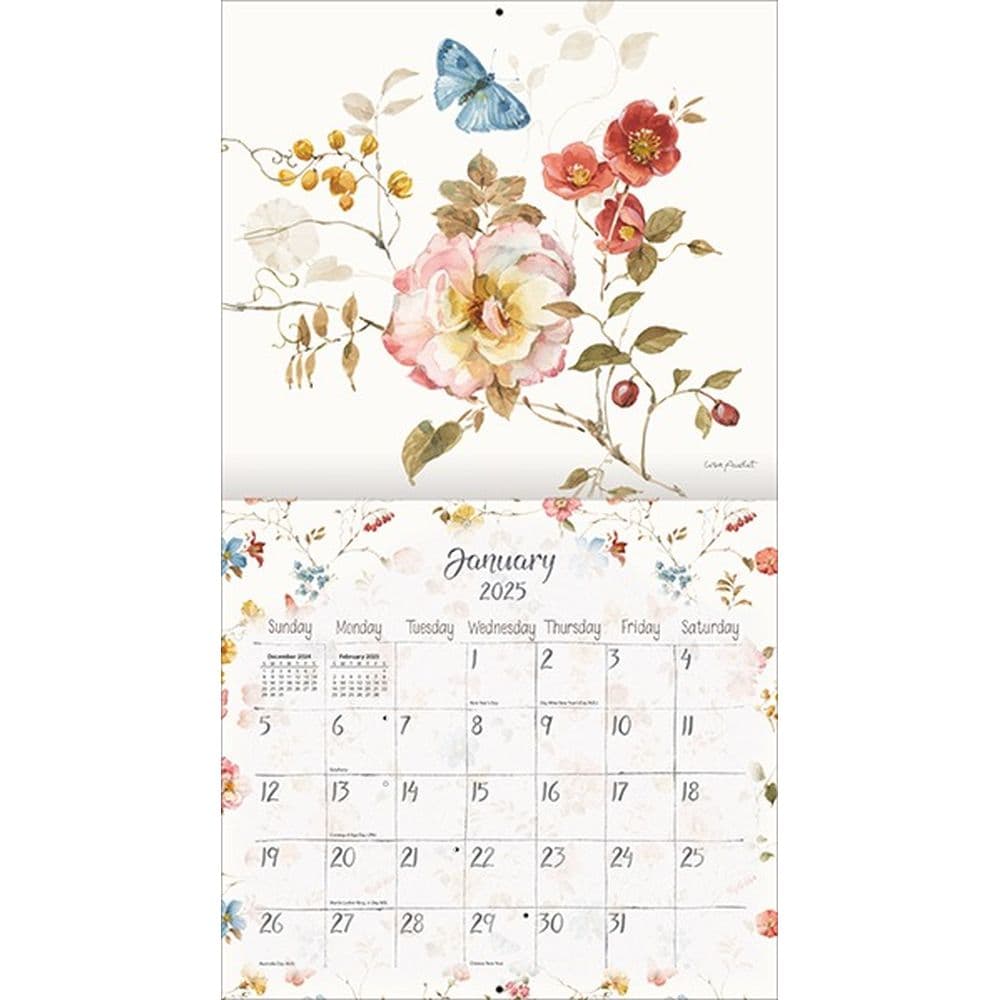 Watercolor Seasons by Lisa Audit 2025 Wall Calendar