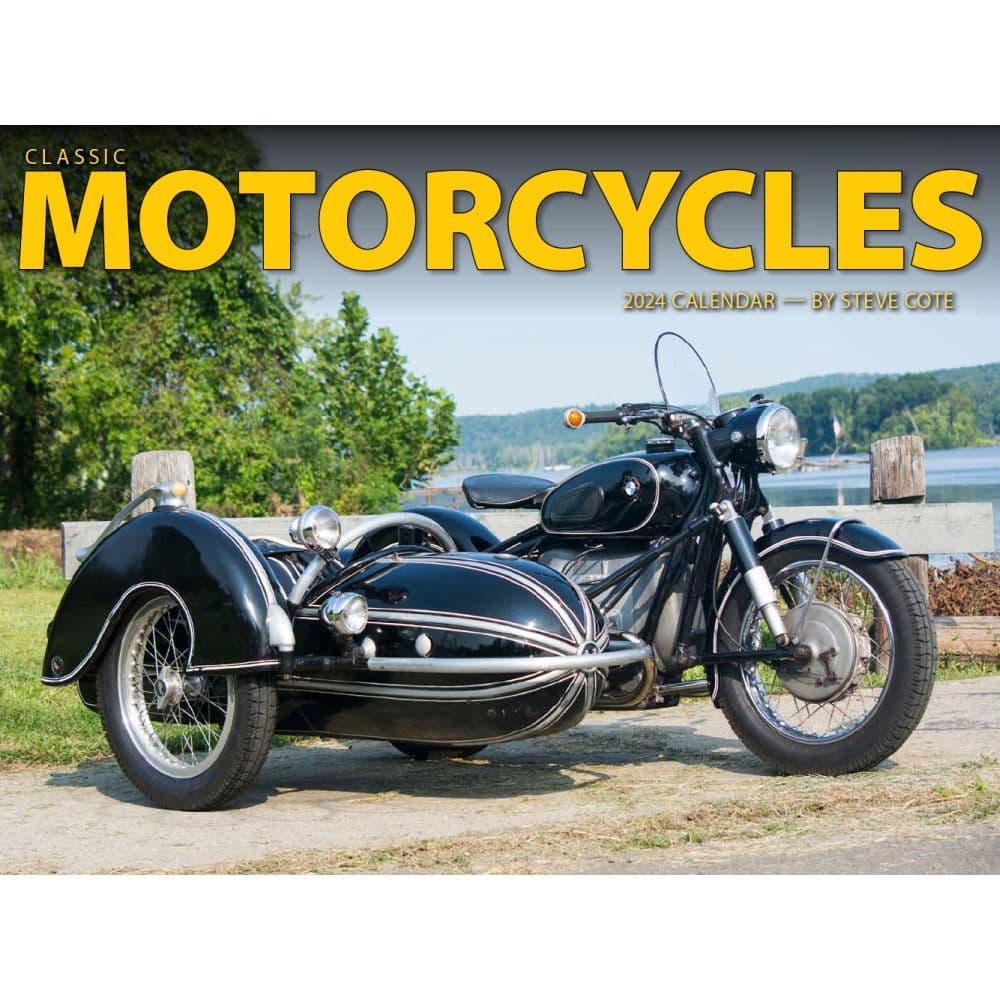 Motorcycles Vintage 2024 Wall Calendar Main Image