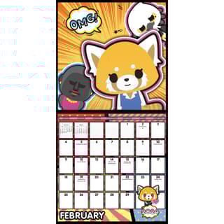 Aggretsuko 2024 Wall Calendar - Calendars.com