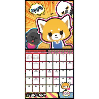 Aggretsuko 2024 Wall Calendar - Calendars.com