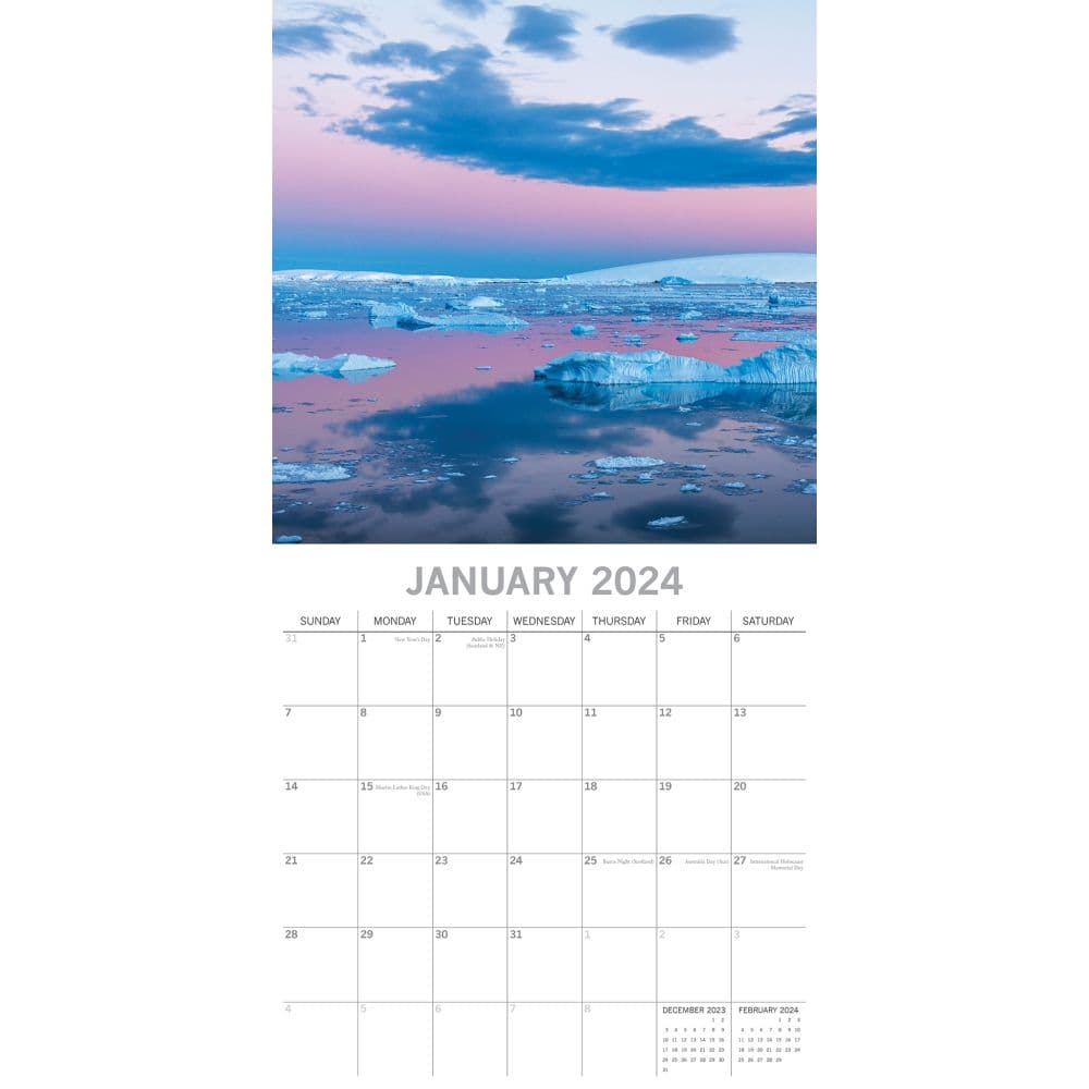 Antarctica 2024 Wall Calendar