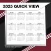 image COL Florida State Seminoles 2025 Desk Calendar Third Alternate Image